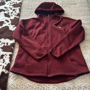 EUC Ariat Zip Front Sweater Jacket